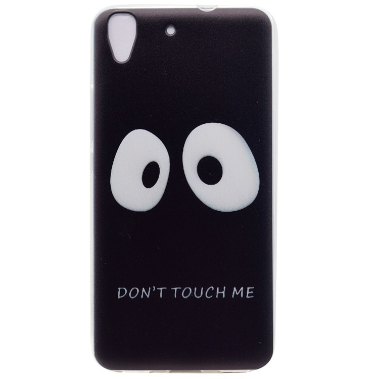 Patterned Soft TPU Cell Phone Case for Huawei Honor 4A / Y6 - Do not Touch Me-1