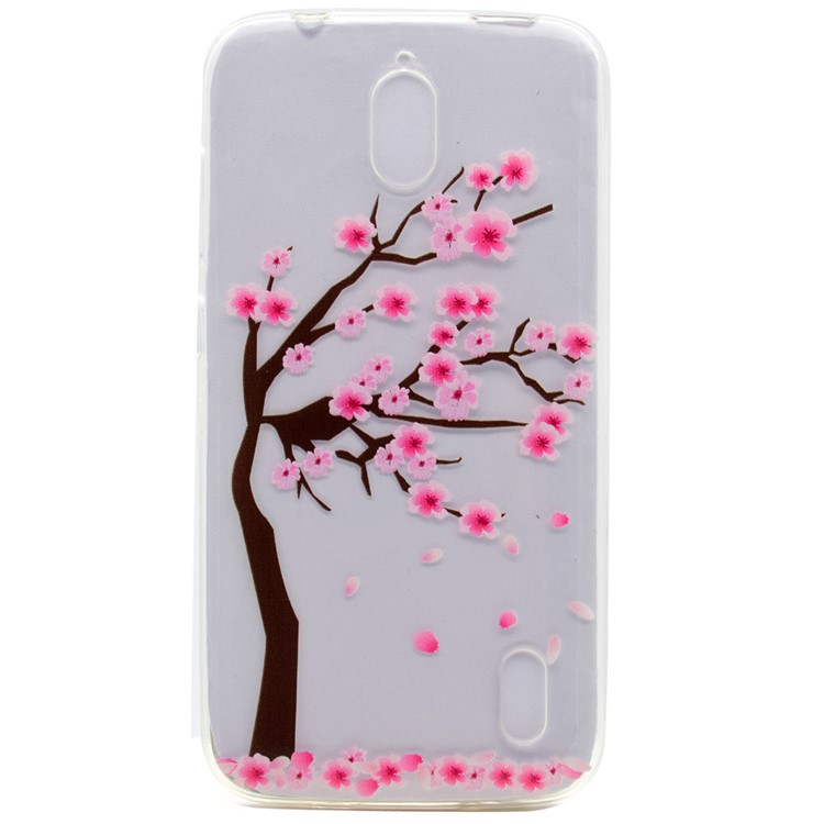 Pattern Printing TPU Case for Huawei Y625 - Tree with Flowers-1