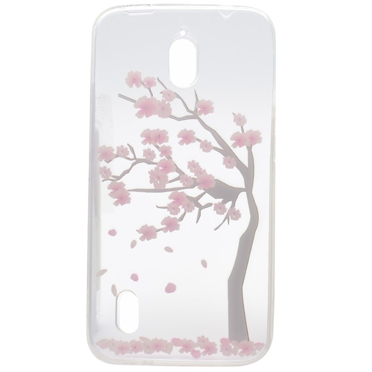 Pattern Printing TPU Case for Huawei Y625 - Tree with Flowers-4
