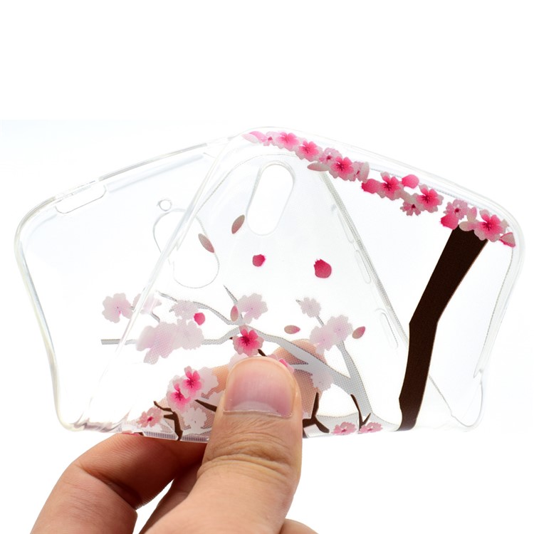 Pattern Printing TPU Case for Huawei Y625 - Tree with Flowers-5