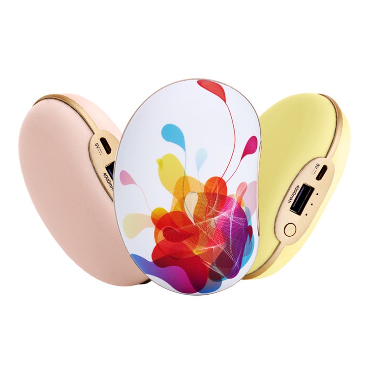 JOYROOM Chicharito Hand Warmer 4000mAh Power Bank with Vibration Massage (D-M144) - Pink-1