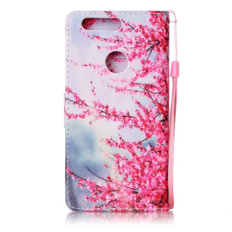 Wallet Leather Stand Case for Huawei Honor 8 - Vivid Flowers-2