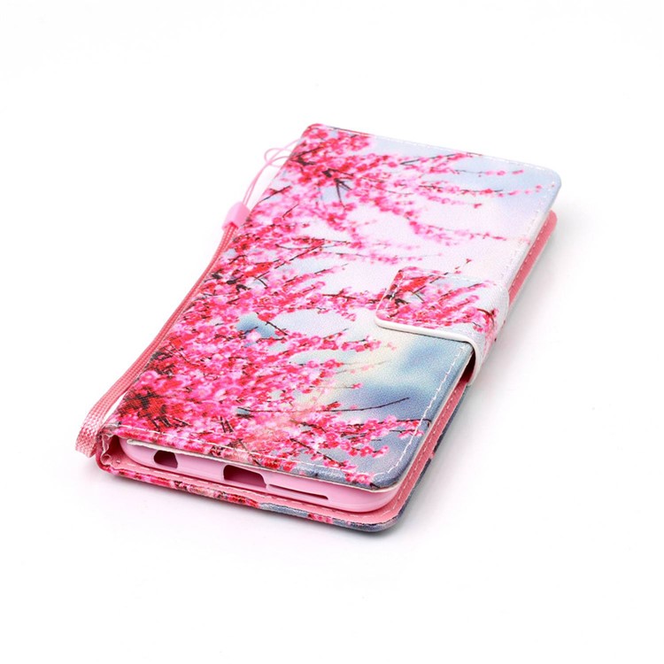 Wallet Leather Stand Case for Huawei Honor 8 - Vivid Flowers-5