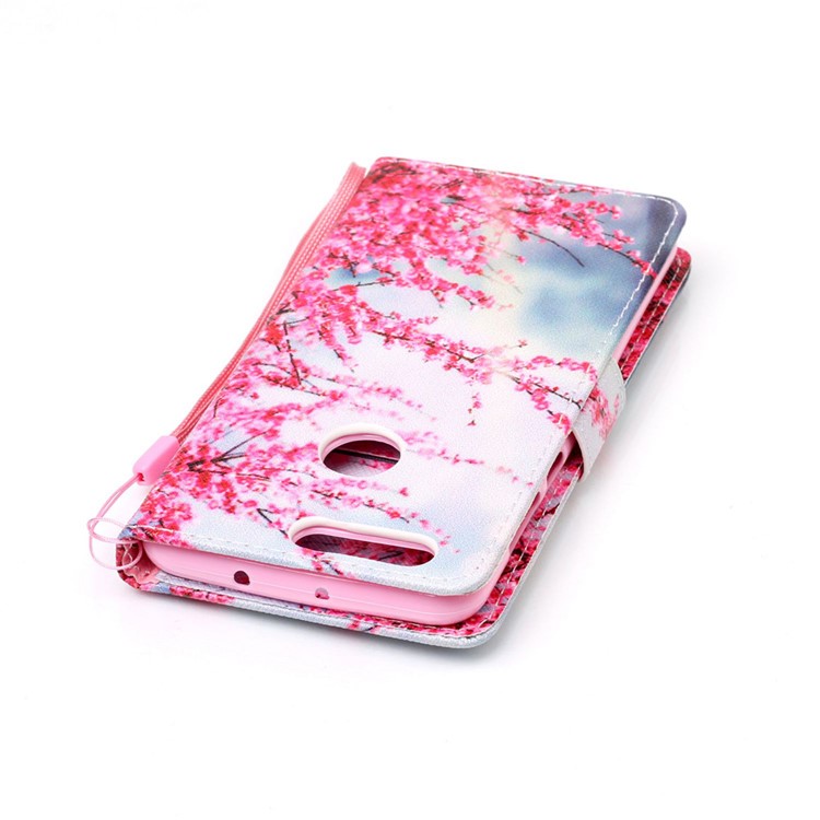 Wallet Leather Stand Case for Huawei Honor 8 - Vivid Flowers-6