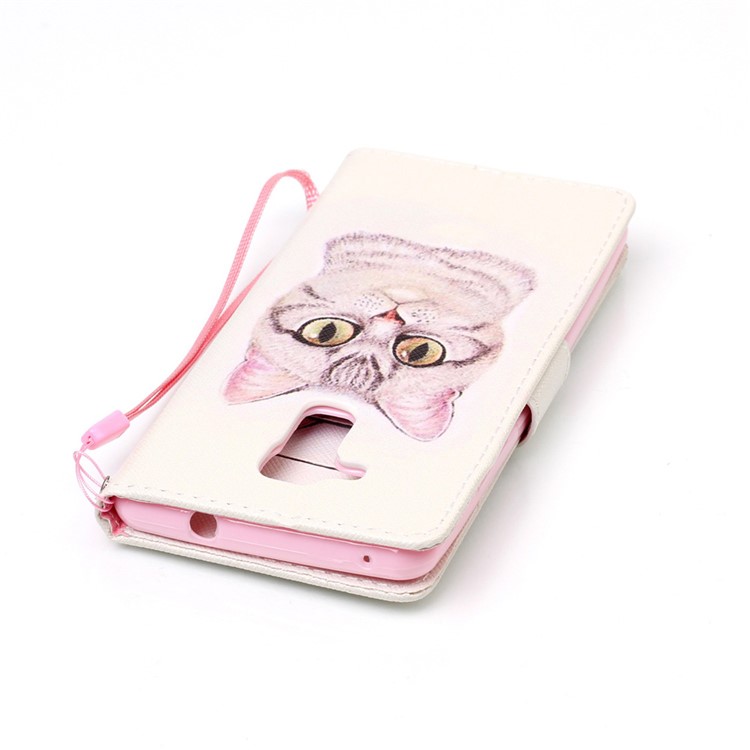 Wallet Leather Stand Case for Huawei Honor 5c / GT3 - Lovely Cat-6