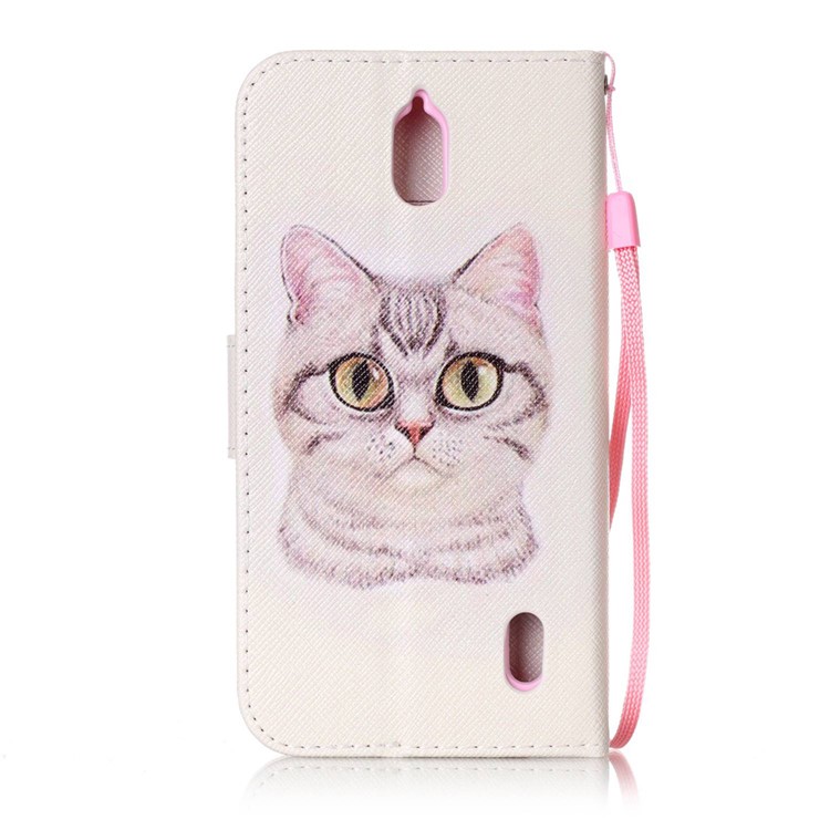 Wallet Leather Stand Case for Huawei Y625 - Lovely Cat-2