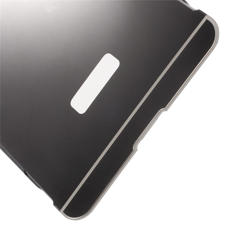 Metal Bumper Slide-on Plating PC Cell Phone Case for Huawei Honor 6x (2016) - Black-6