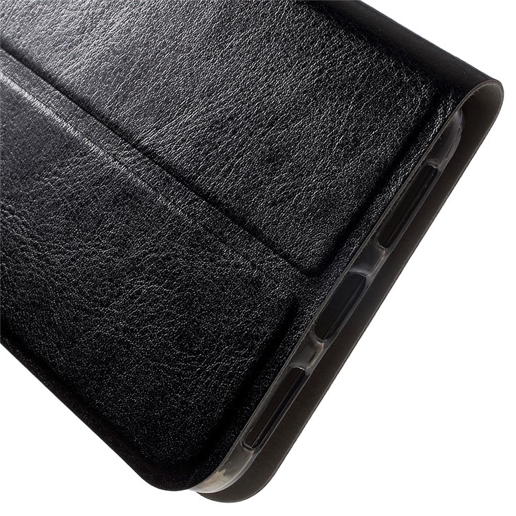 Crazy Horse Texture Leather Card Holder Phone Case for Huawei Mate 9 - Black-9