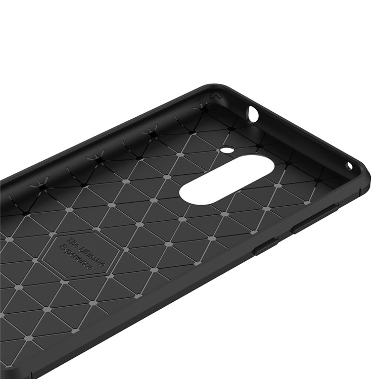 Carbon Fiber Brushed TPU Drop Protection Case for Huawei Honor 6x (2016) - Black-6