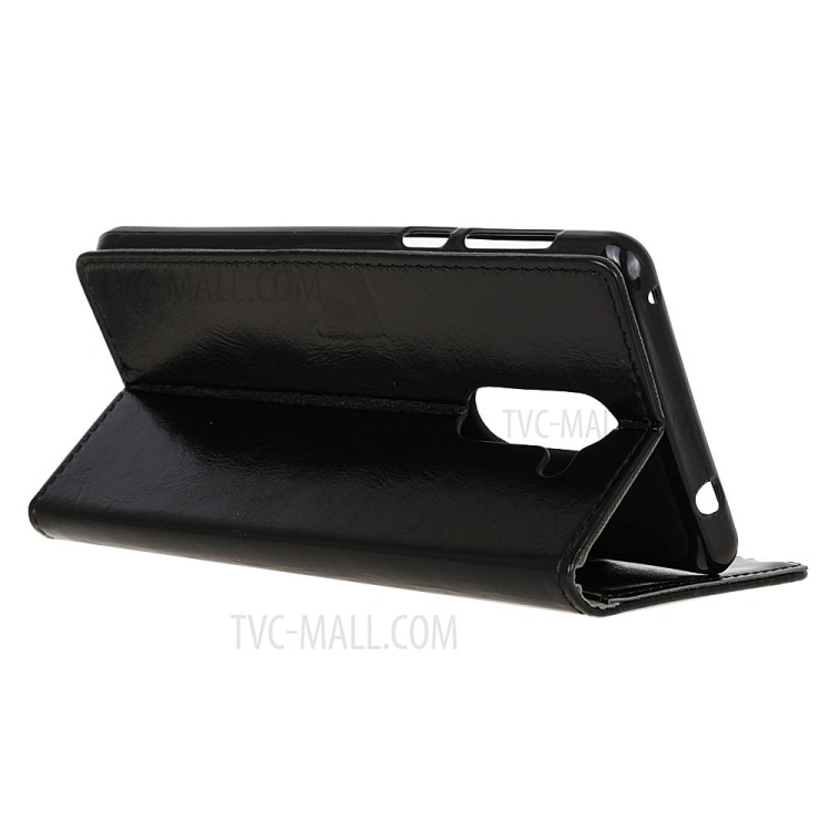 Crazy Horse Leather Wallet Mobile Case for Huawei Honor 6x (2016) - Black-5