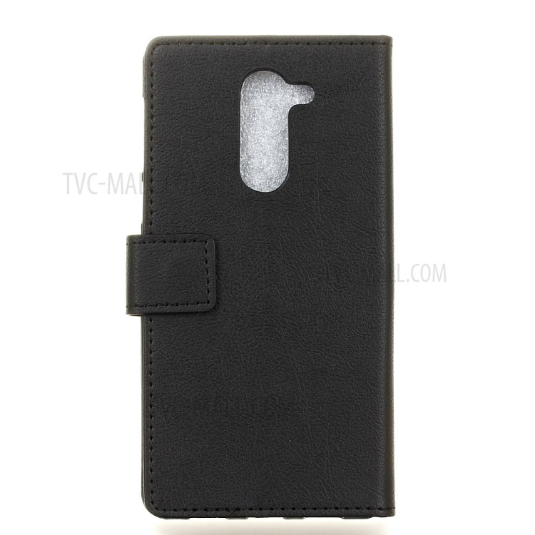 Wallet Leather Stand Case for Huawei Honor 6x (2016) - Black-2