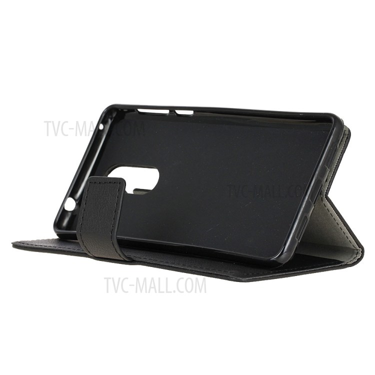 Wallet Leather Stand Case for Huawei Honor 6x (2016) - Black-4