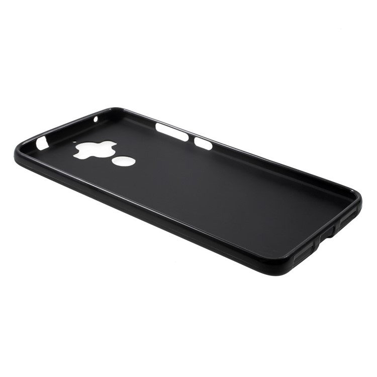 Anti-fingerprint Matte Gel TPU Phone Case for Huawei Mate 9 - Black-3