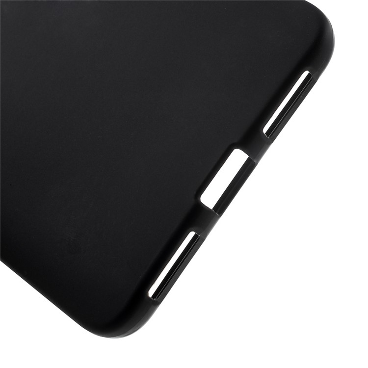 Anti-fingerprint Matte Gel TPU Phone Case for Huawei Mate 9 - Black-4