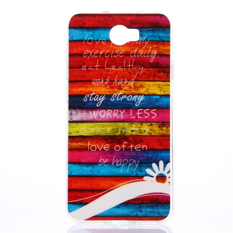 Pattern Printing TPU Case for Huawei Y5II/Y5 II/Honor 5 - Colorized Stripes-1