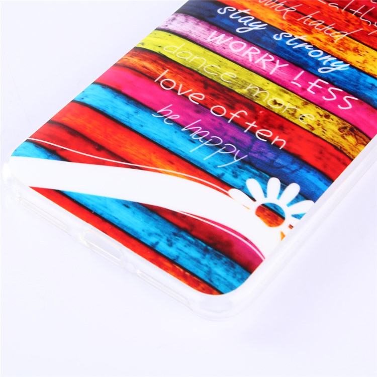 Pattern Printing TPU Case for Huawei Y5II/Y5 II/Honor 5 - Colorized Stripes-3