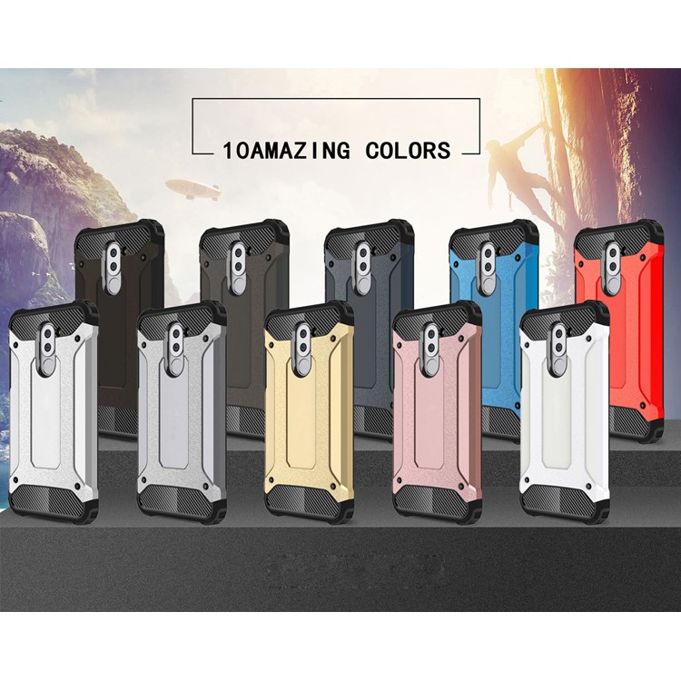 Armor Guard PC + TPU Hybrid Case for Huawei Honor 6x (2016) - Black-3