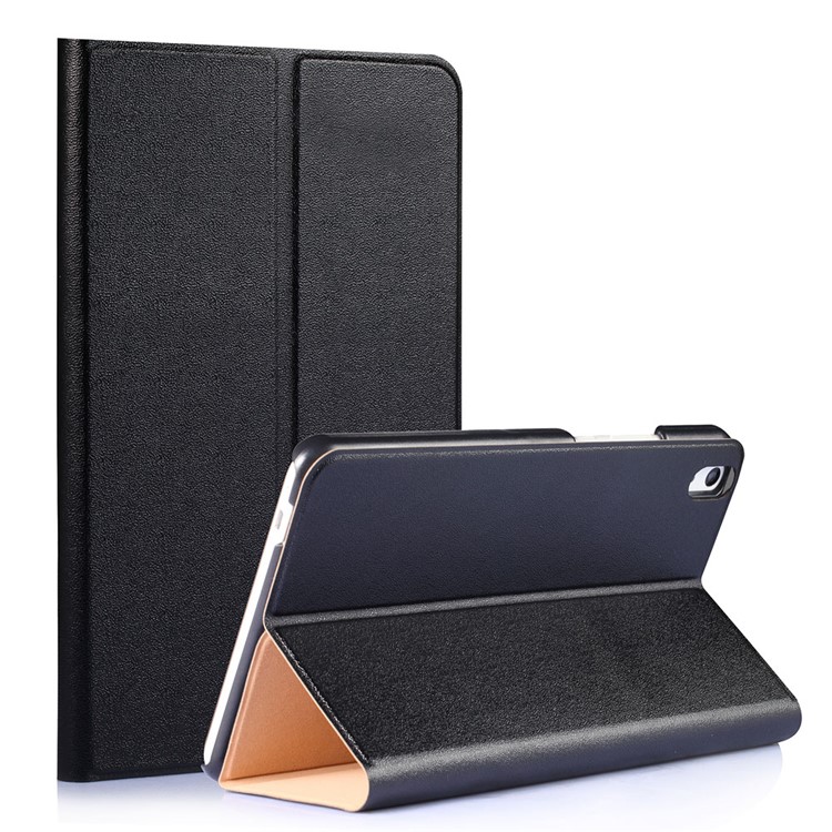 Sand-like Texture Leather Smart Case for Huawei Honor Pad 2 8.0 Inch with Stand - Black-1