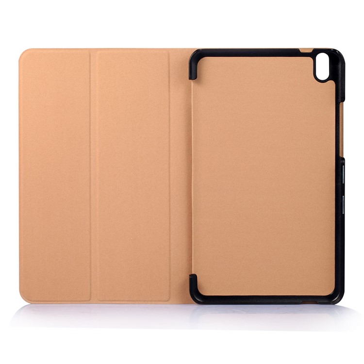 Sand-like Texture Leather Smart Case for Huawei Honor Pad 2 8.0 Inch with Stand - Black-9
