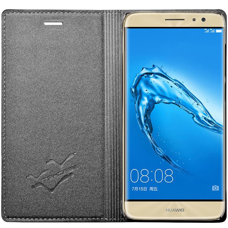 TSCASE Auto-absorbed Leather Case for Huawei Honor 5c / GT3 Sand-like Texture - Grey-5