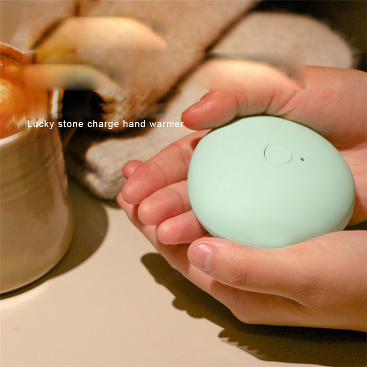 3200mAh Hand Warmer External Power Bank for iPhone Samsung LG - White-3
