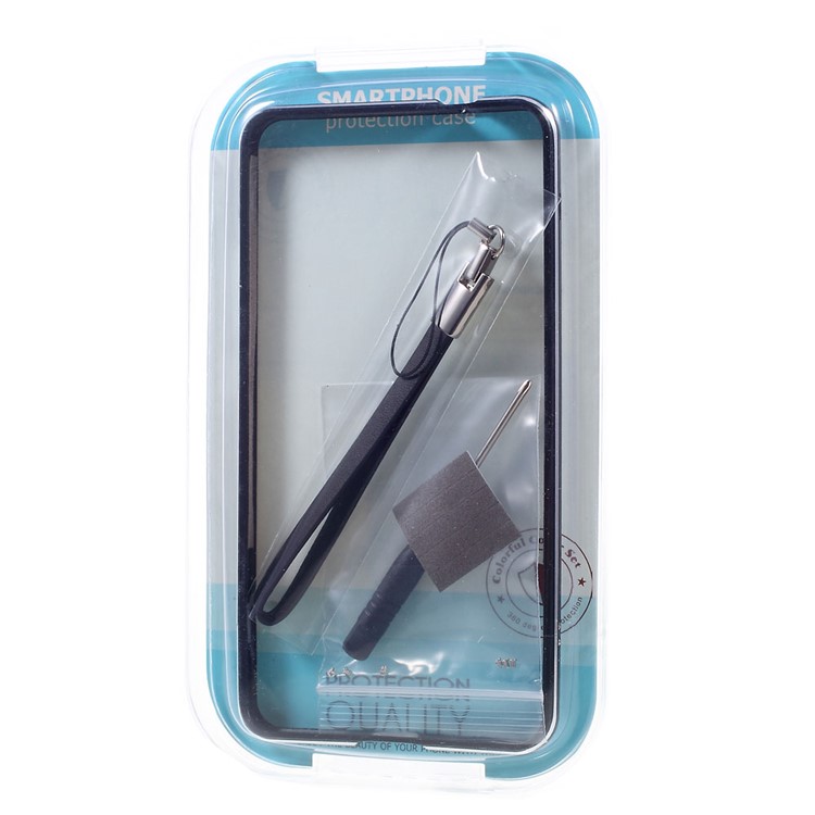 For Huawei Mate 9 Aluminium Alloy Bumper Frame Case with Screw Lock - Black-10
