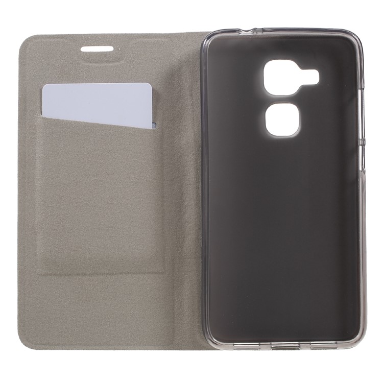 Cross Texture Leather Card Slot Stand Case for Huawei Nova Plus/G9 Plus/Maimang 5 - Black-6