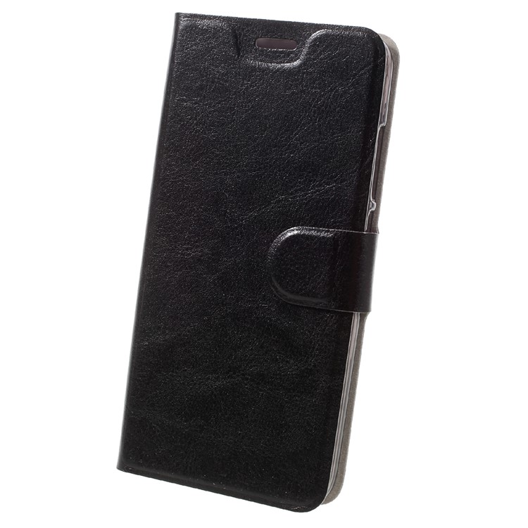 Crazy Horse Leather Stand Case for Huawei Nova Plus/ G9 Plus/ Maimang 5 - Black-3