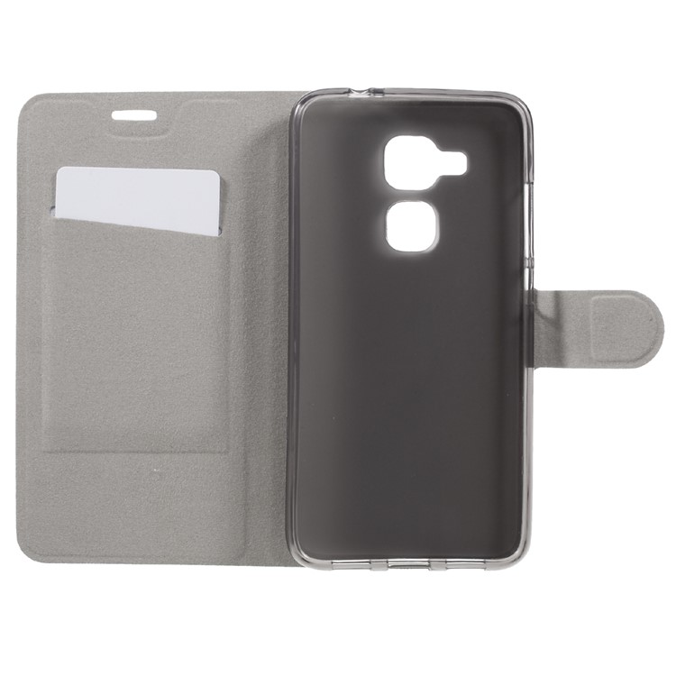 Crazy Horse Leather Stand Case for Huawei Nova Plus/ G9 Plus/ Maimang 5 - Black-6