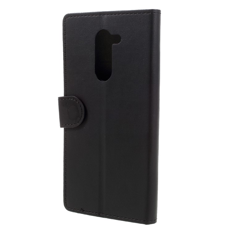 Faux Leather Wallet Cell Phone Case for Huawei Mate 9 Lite/GR5 2017 - Black-2