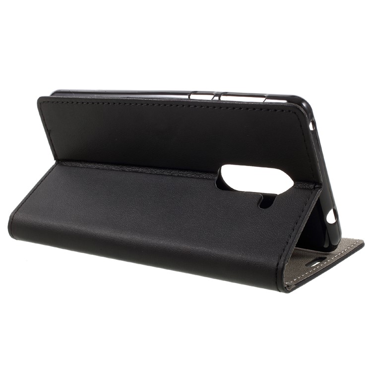 Faux Leather Wallet Cell Phone Case for Huawei Mate 9 Lite/GR5 2017 - Black-5