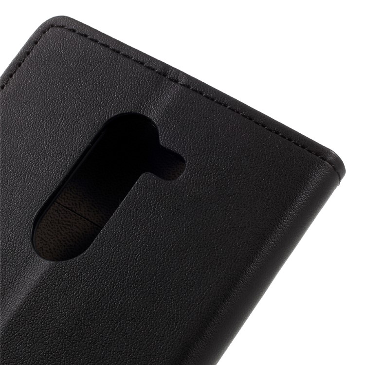 Faux Leather Wallet Cell Phone Case for Huawei Mate 9 Lite/GR5 2017 - Black-8