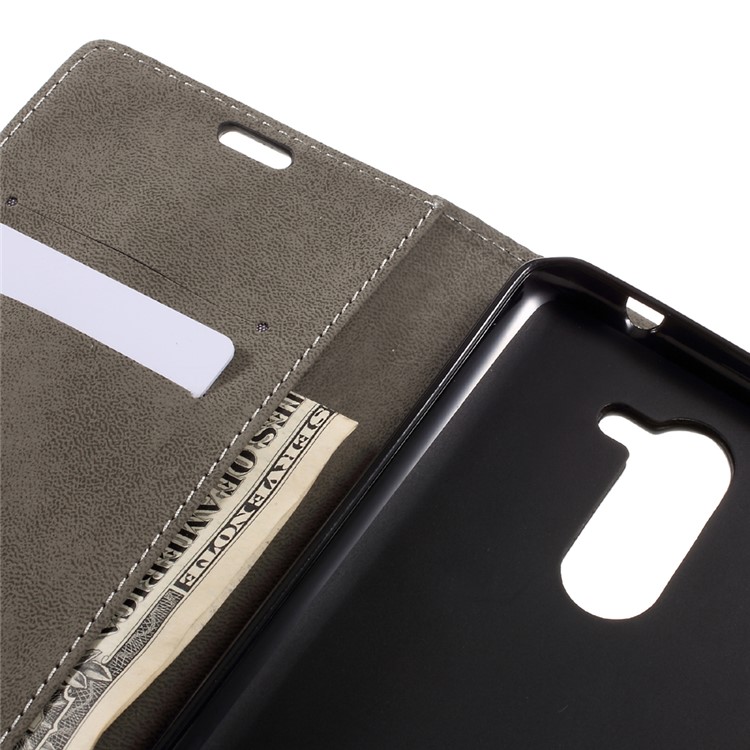 Faux Leather Wallet Cell Phone Case for Huawei Mate 9 Lite/GR5 2017 - Black-9