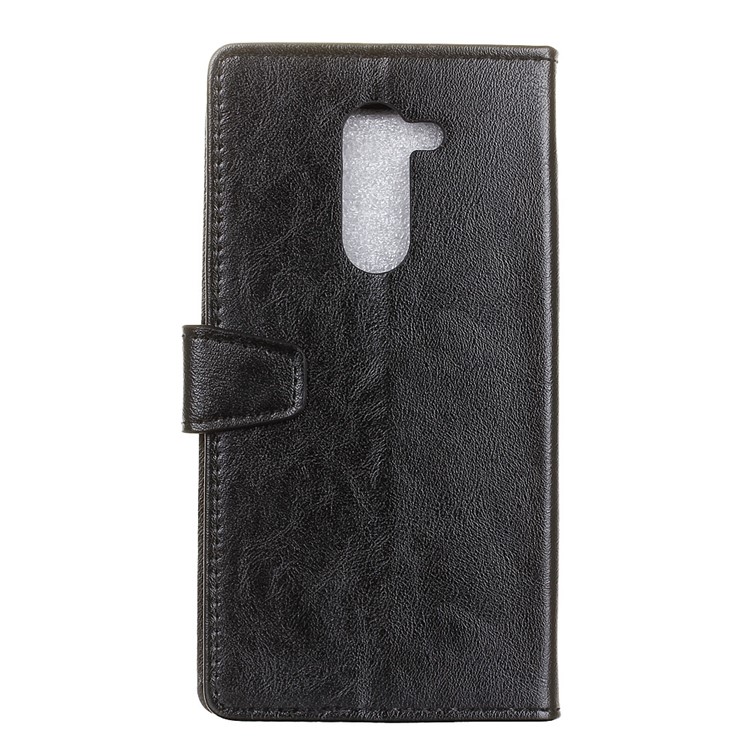 Crazy Horse Leather Wallet Case for Huawei Mate 9 Lite / Honor 6x (2016) - Black-2