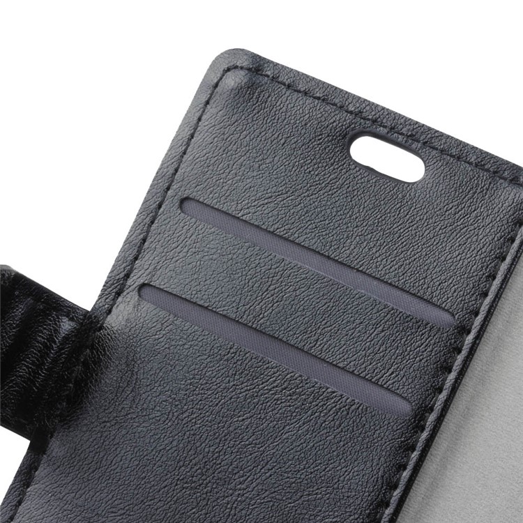 Crazy Horse Leather Wallet Case for Huawei Mate 9 Lite / Honor 6x (2016) - Black-6