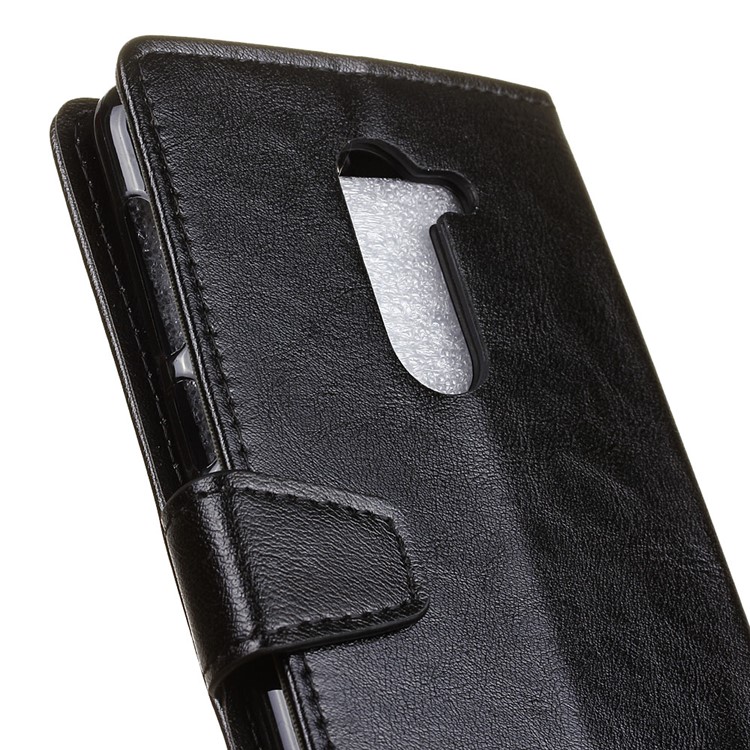 Crazy Horse Leather Wallet Case for Huawei Mate 9 Lite / Honor 6x (2016) - Black-7