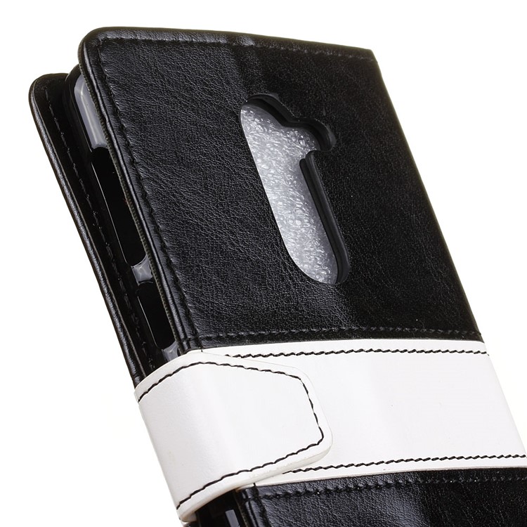 Crazy Horse Two-color Leather Wallet Case for Huawei Mate 9 Lite / Honor 6x (2016) - Black-7