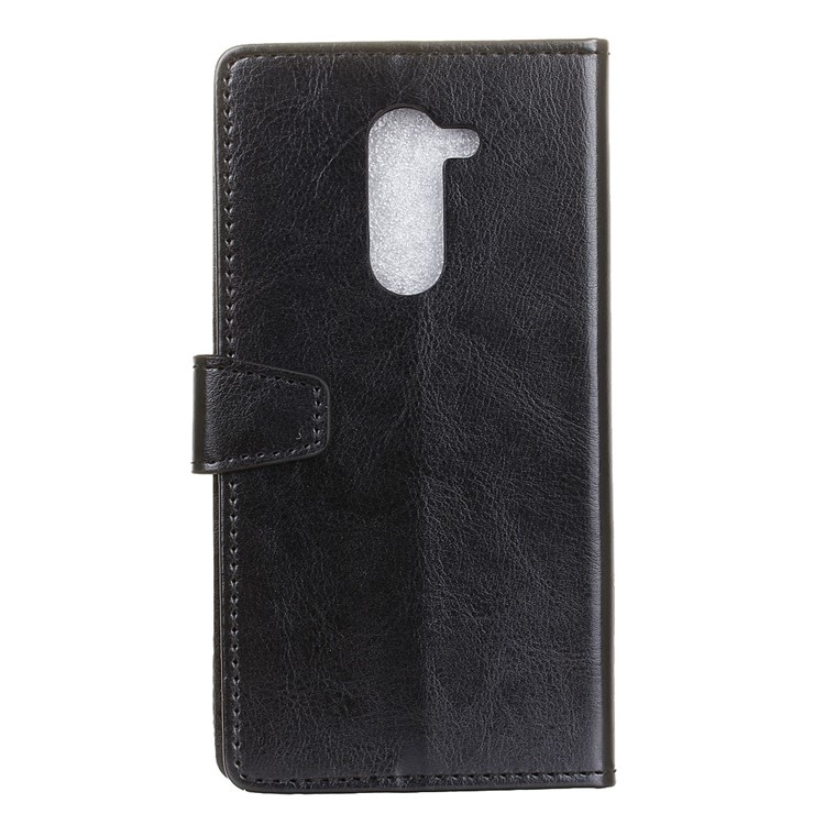 Crazy Horse Wallet Stand Leather Case for Huawei Mate 9 Lite/ GR5 2017 - Black-2