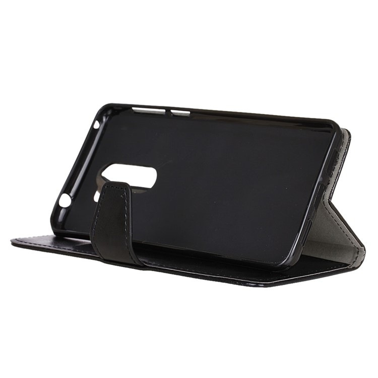 Crazy Horse Wallet Stand Leather Case for Huawei Mate 9 Lite/ GR5 2017 - Black-4