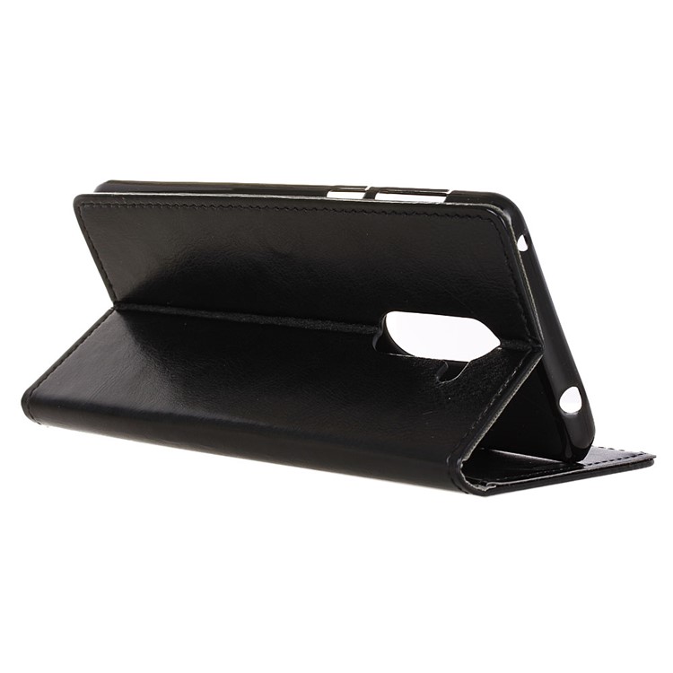 Crazy Horse Wallet Stand Leather Case for Huawei Mate 9 Lite/ GR5 2017 - Black-5