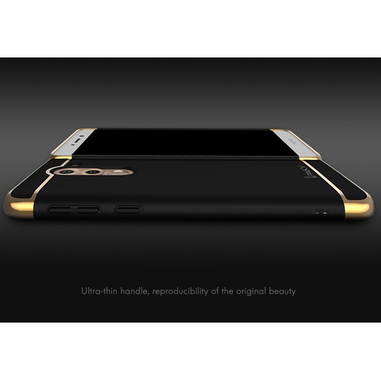 IPAKY 3-Piece Cell Phone Case Plating PC Shell for Huawei Honor 6x (2016) - Black-2