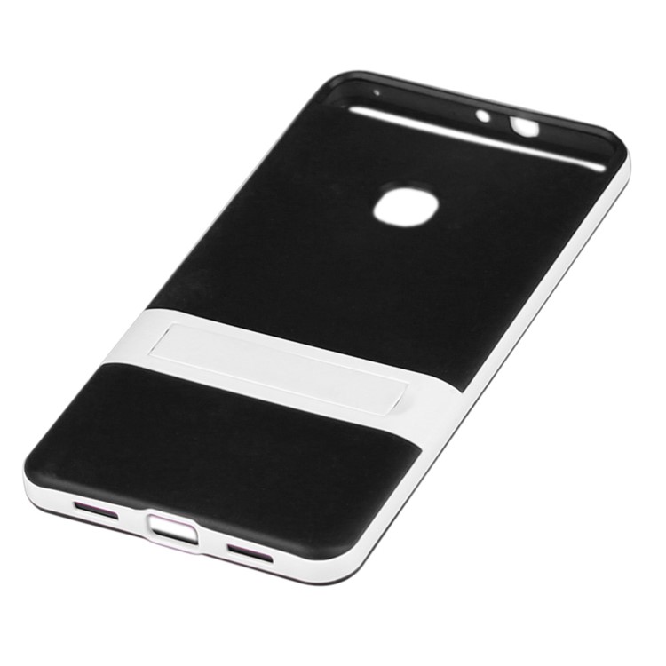 HAT PRINCE Kickstand Back Case for Huawei Honor V8 (PC + TPU) - Black-5
