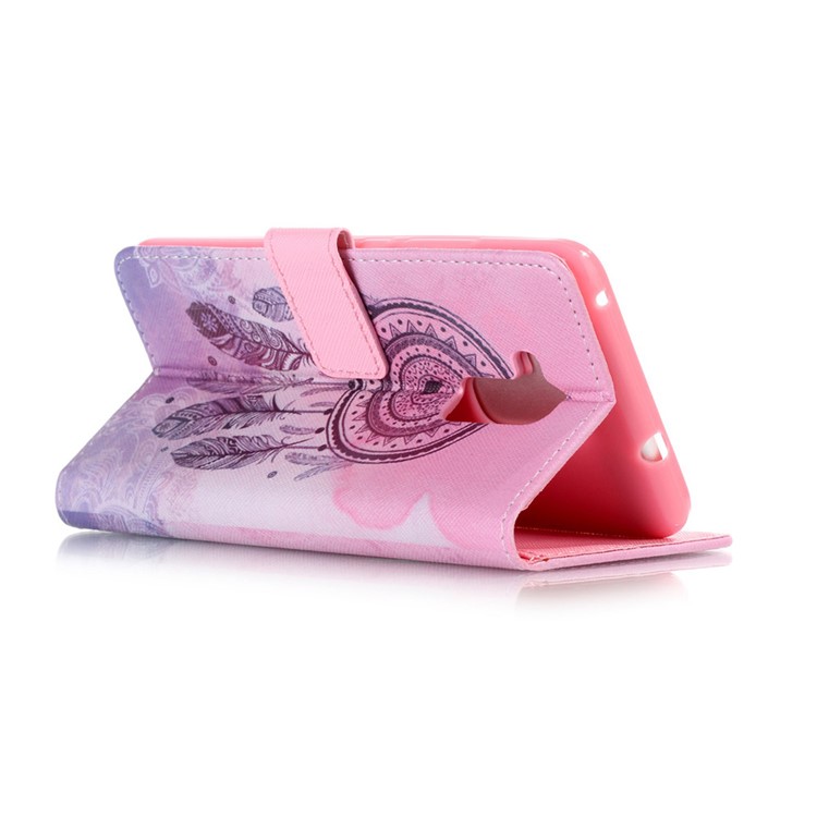 Pattern Printing Mobile Case Leather Wallet for Huawei Honor 5c/GT3/Honor 7 Lite - Tribal Dream Catcher-5