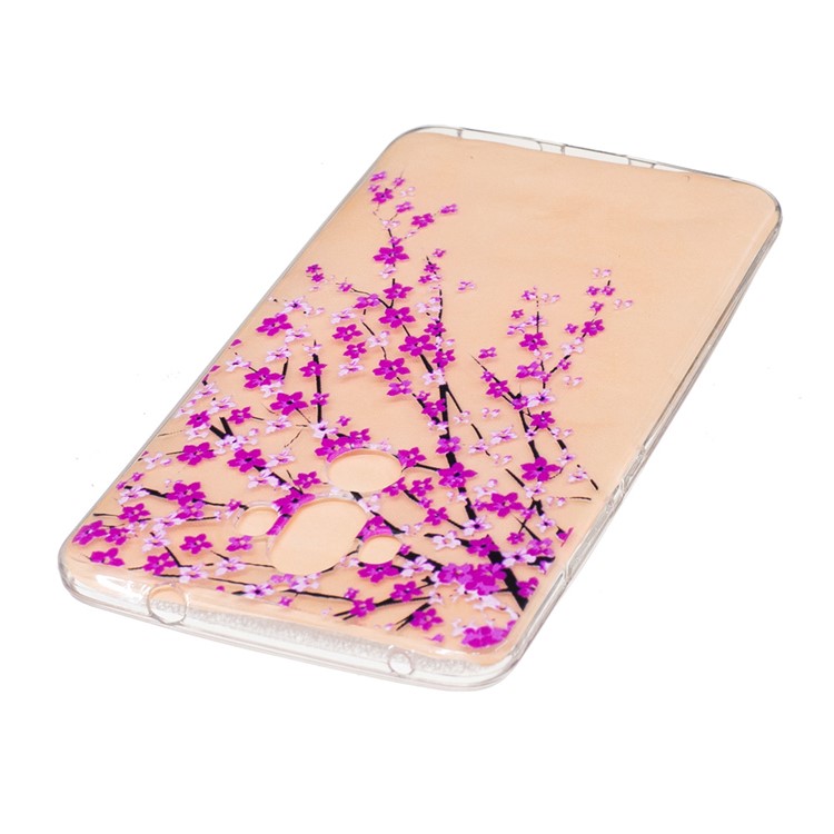 Embossed Soft Phone Case (TPU) for Huawei Mate 9 - Blooming Flower-3
