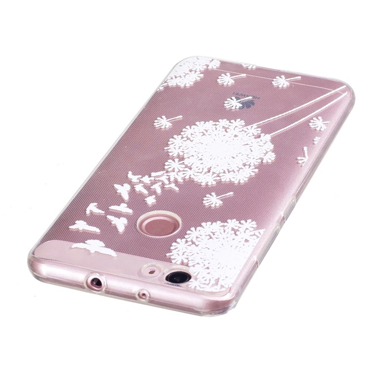 Embossed Soft TPU Back Case for Huawei Nova - Dandelion and Birds-4
