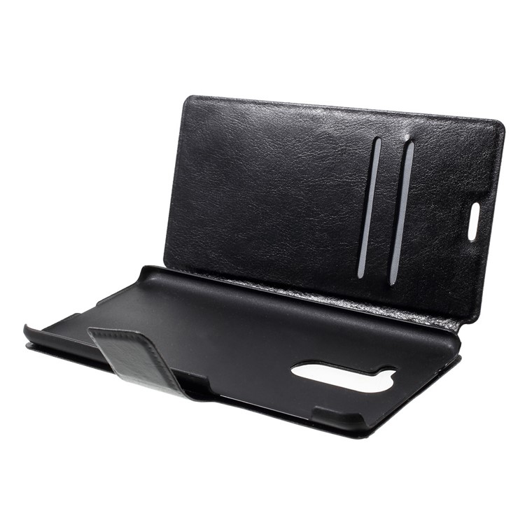Crazy Horse Leather Card Slots Phone Case for Huawei Honor 6x (2016) / Mate 9 Lite - Black-9