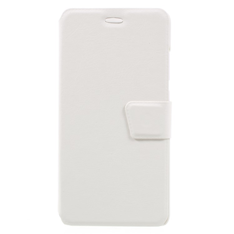 Card Slots Leather Cell Phone Case for Huawei Mate 9 - White-1