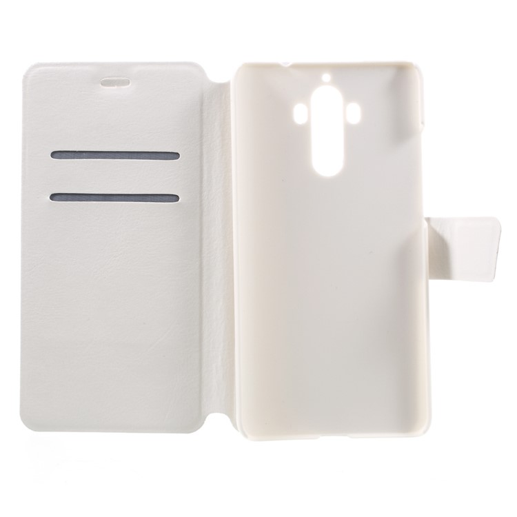 Card Slots Leather Cell Phone Case for Huawei Mate 9 - White-7