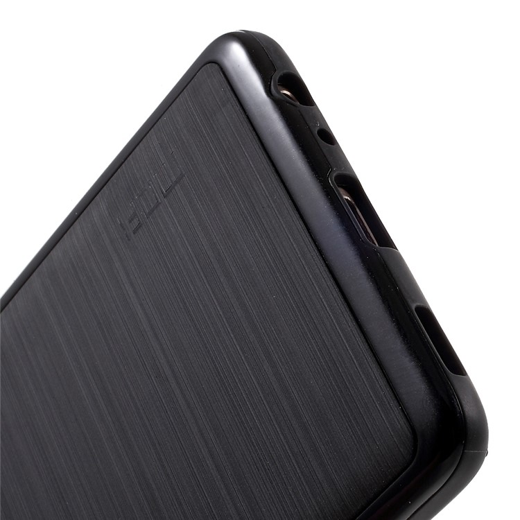 MOFI Brushed TPU + PC Rim Hybrid Phone Casing for Huawei P9 - Black-7