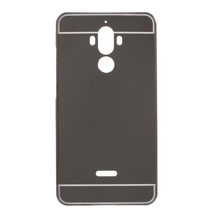 Mirror-like Plating Mobile Phone Casing for Huawei Mate 9 (Metal + PC) - Black-1